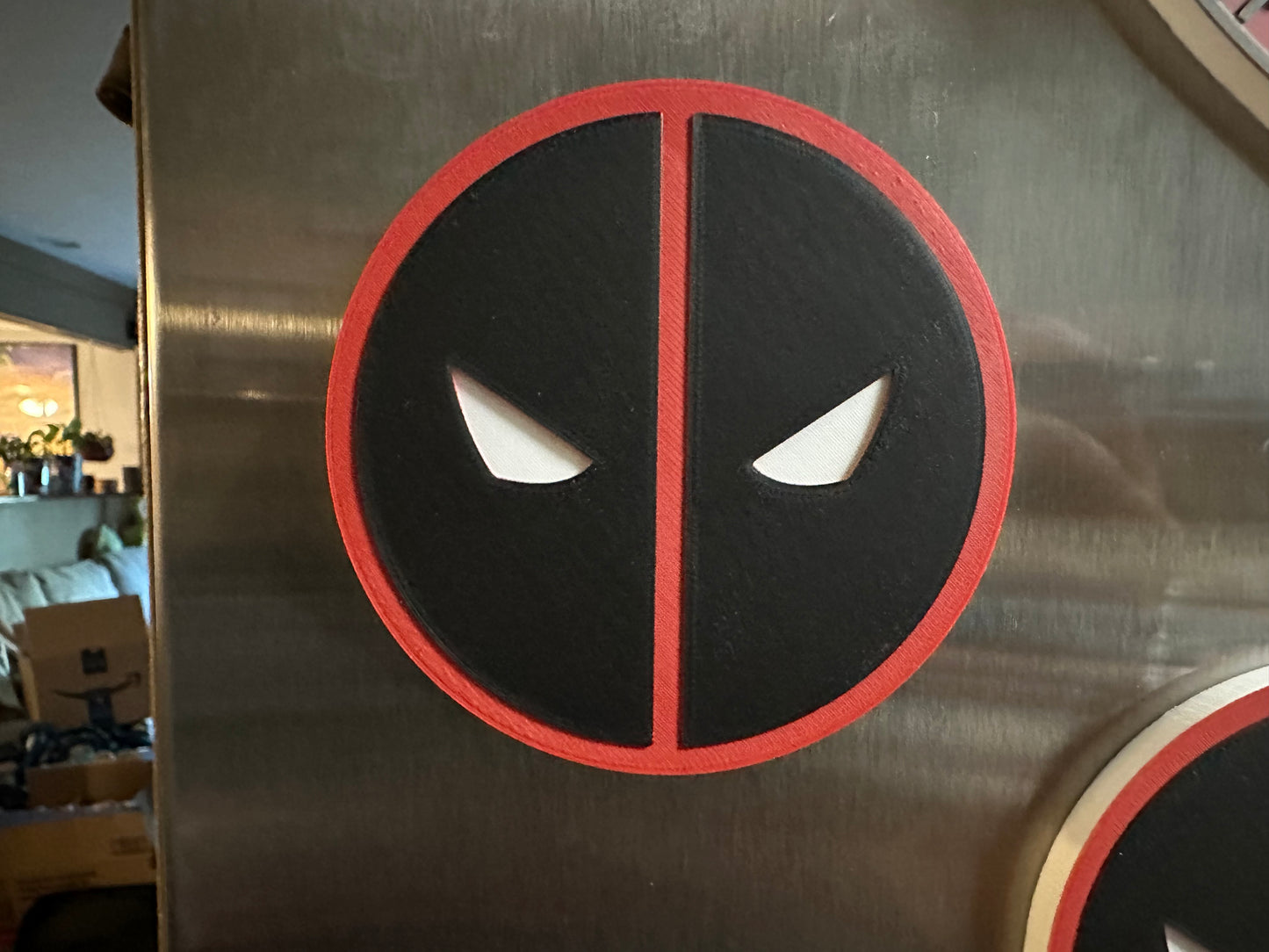 Deadpool and Wolverine Magnet Deadpool and Wolverine Best Friends Necklace Sign