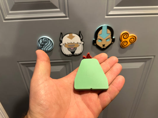 Avatar the Last Airbender Sign Magnet Aang Appa and the 4 Elements
