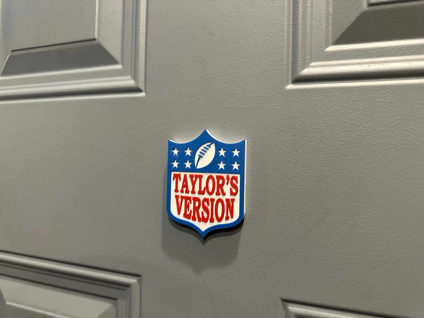 T Swift Sign Football Magnet