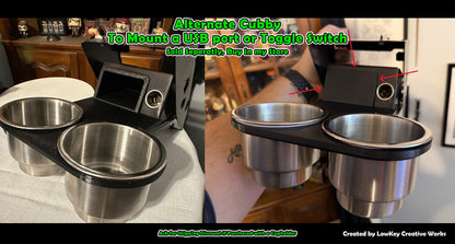 Chevy Square Body C10 Ashtray Cup Holder with Terminator X C10 K20 1973-1987