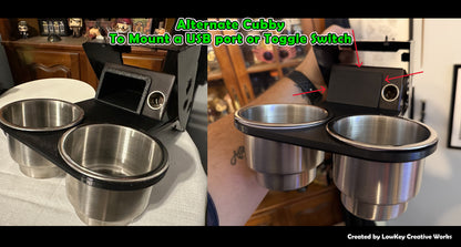 Chevy Square Body Cup Holder C10 Ashtray Cup Holder Chevy C10 K20 1973-1987 Personalized