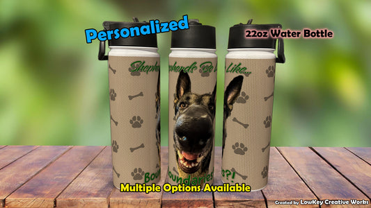 Pet Water Bottle Funny Phrase Personalized Pet Water Bottle Dog Water Bottle Cat