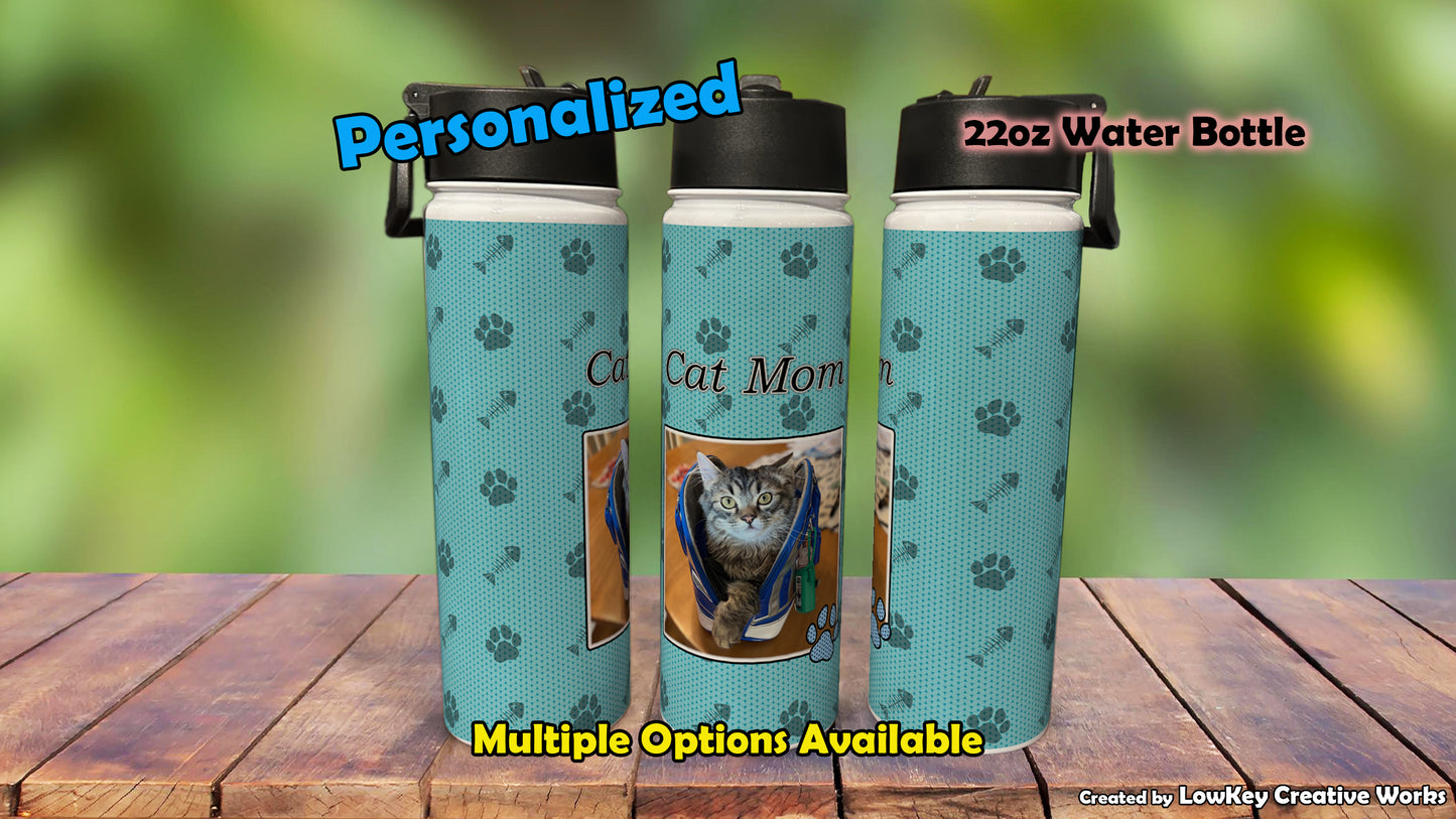 Pet Water Bottle Funny Phrase Personalized Pet Water Bottle Dog Water Bottle Cat