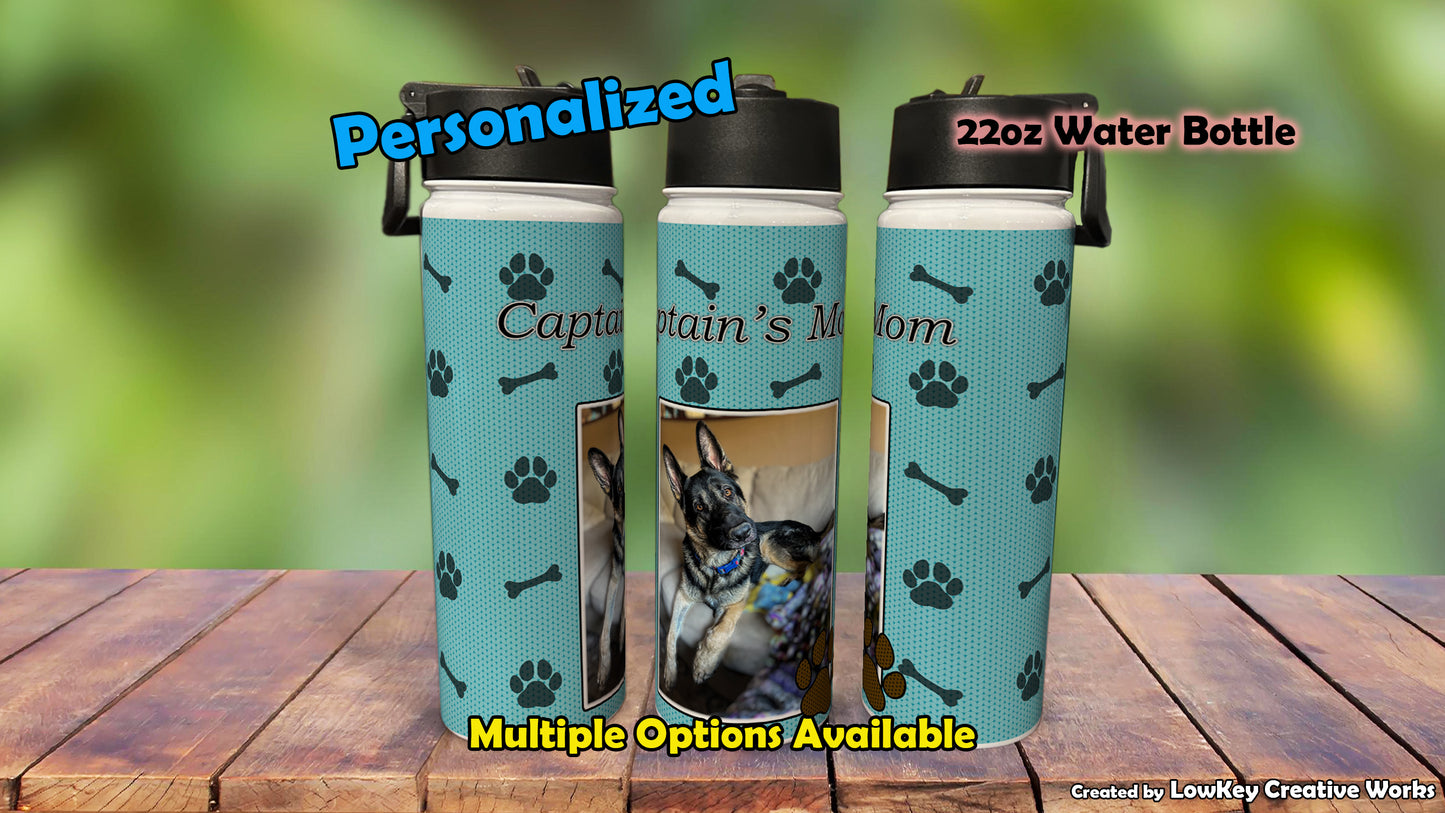 Pet Water Bottle Funny Phrase Personalized Pet Water Bottle Dog Water Bottle Cat