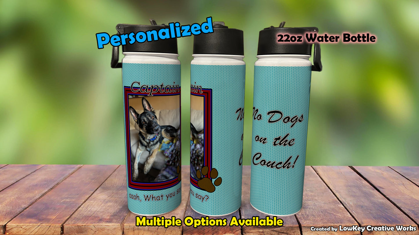 Dog Water Bottle Personalized Dog Water Bottle Water Bottle for Pet Lovers