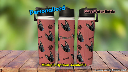 Pet Water Bottle Funny Phrase Personalized Pet Water Bottle Dog Water Bottle Cat