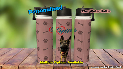 Dog Water Bottle Personalized Dog Water Bottle Water Bottle for Pet Lovers