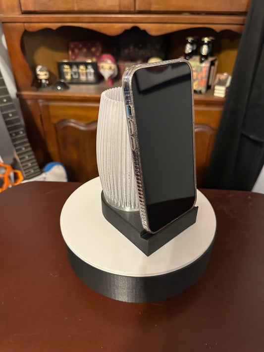 Phone Stand Toothbrush Holder Phone Amplifier Pencil Holder Bathroom Decor