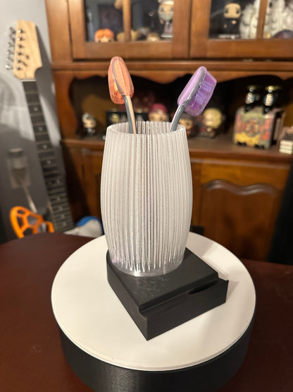 Phone Stand Toothbrush Holder Phone Amplifier Pencil Holder Bathroom Decor