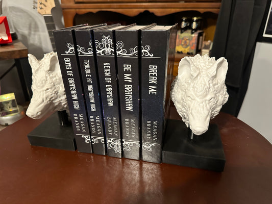 Wolf Head Statue Book End Home Decoration Wolf Statue 3D Print Unique Gift