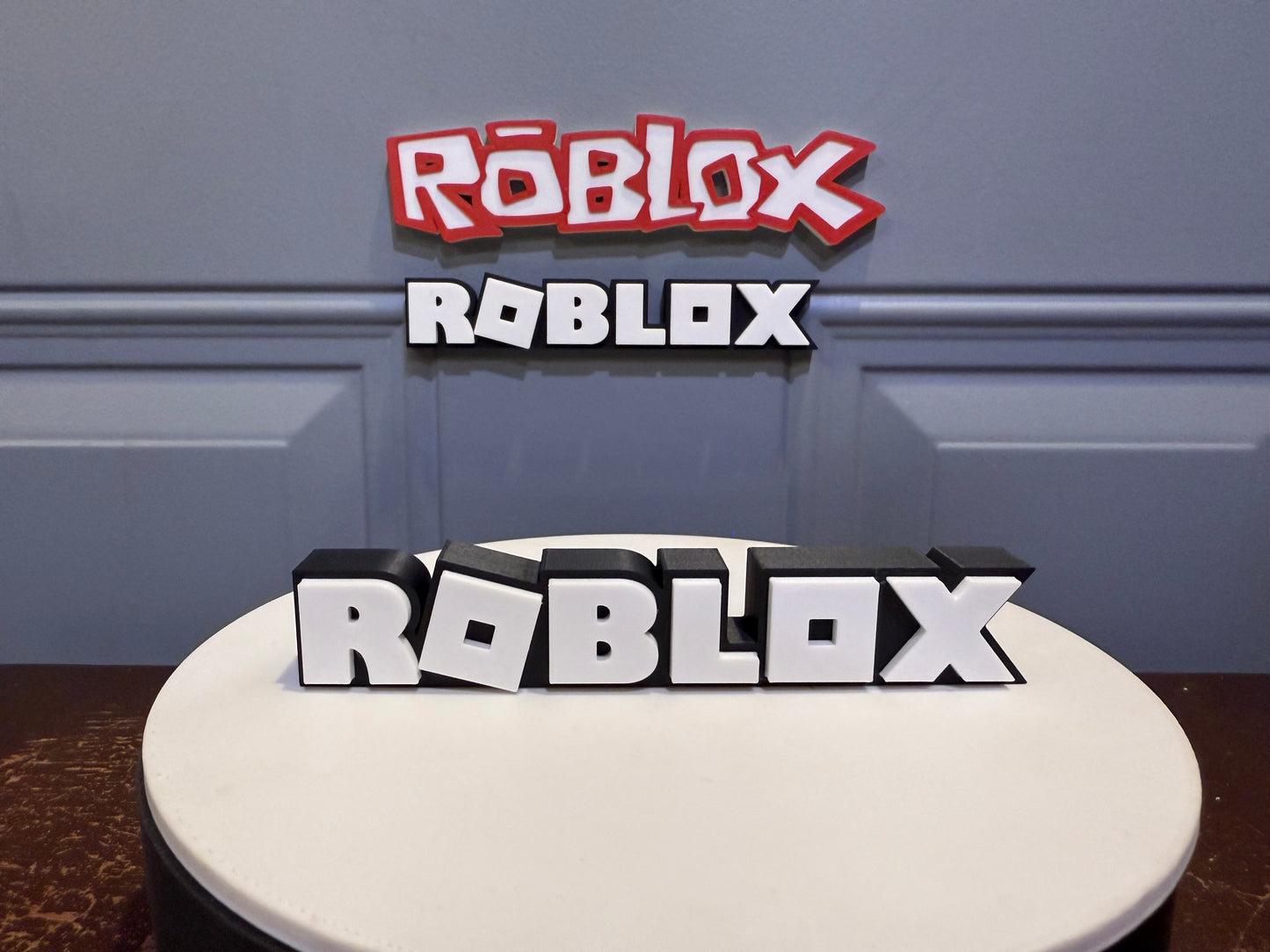 Roblox Sign Roblox Magnet Roblox Cake Topper Kids Video Game Birthday Decor