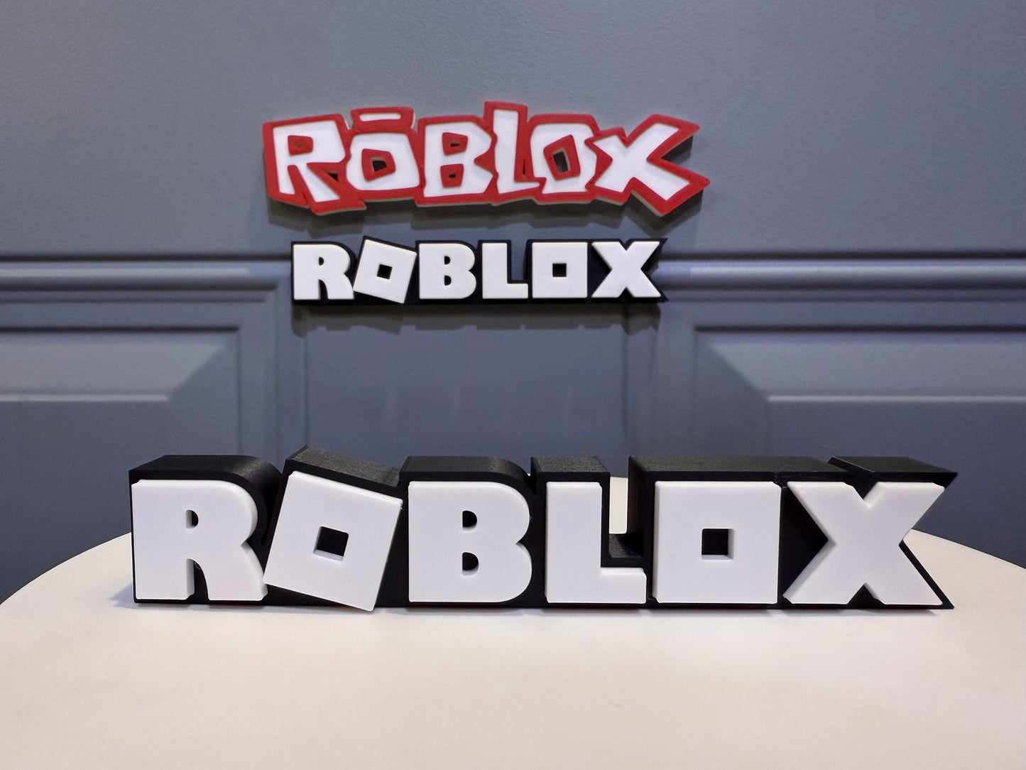 Roblox Sign Roblox Magnet Roblox Cake Topper Kids Video Game Birthday Decor