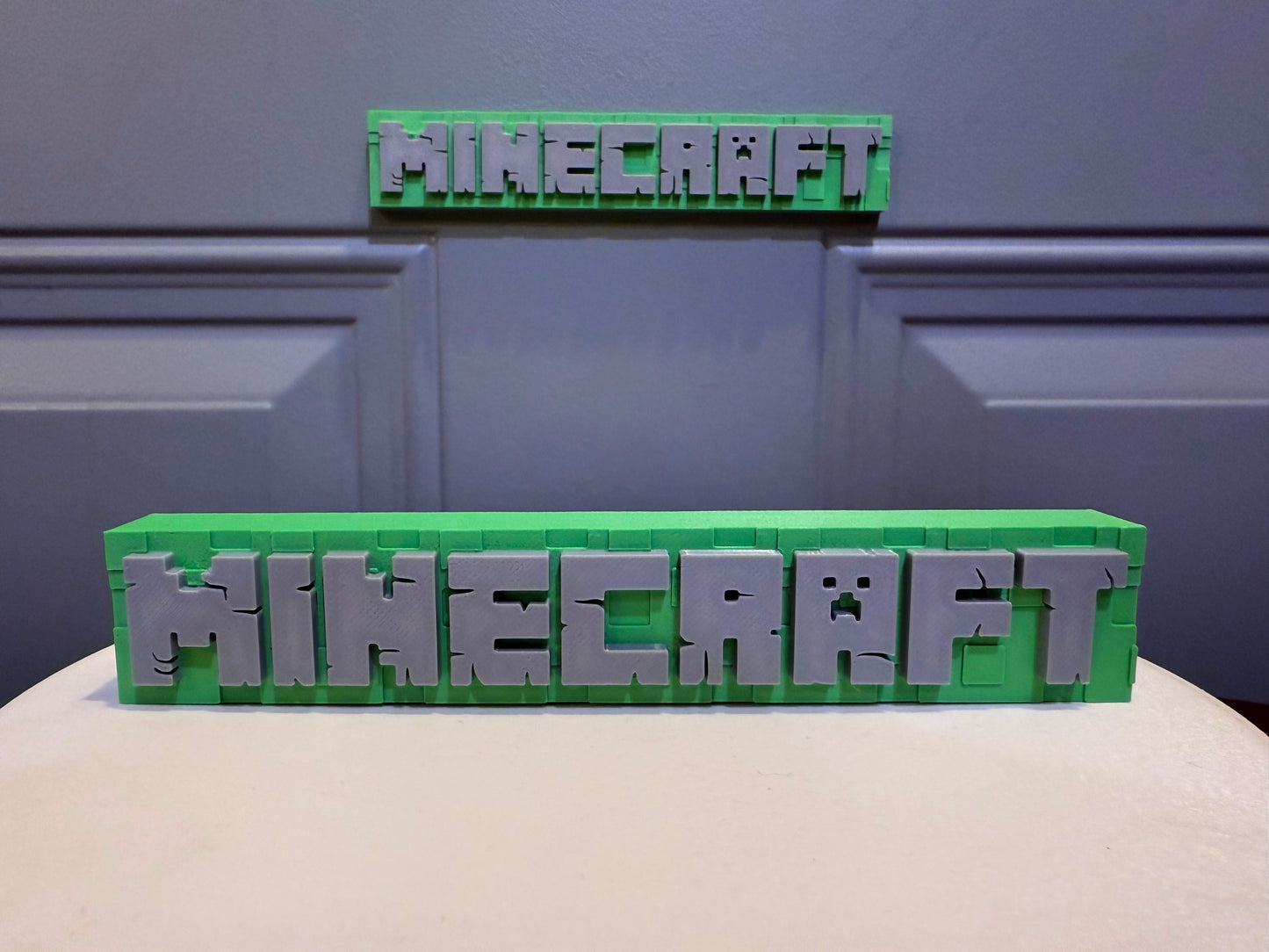 Minecraft Sign Minecraft Magnet Cake Topper Kids Video Game Birthday Decor