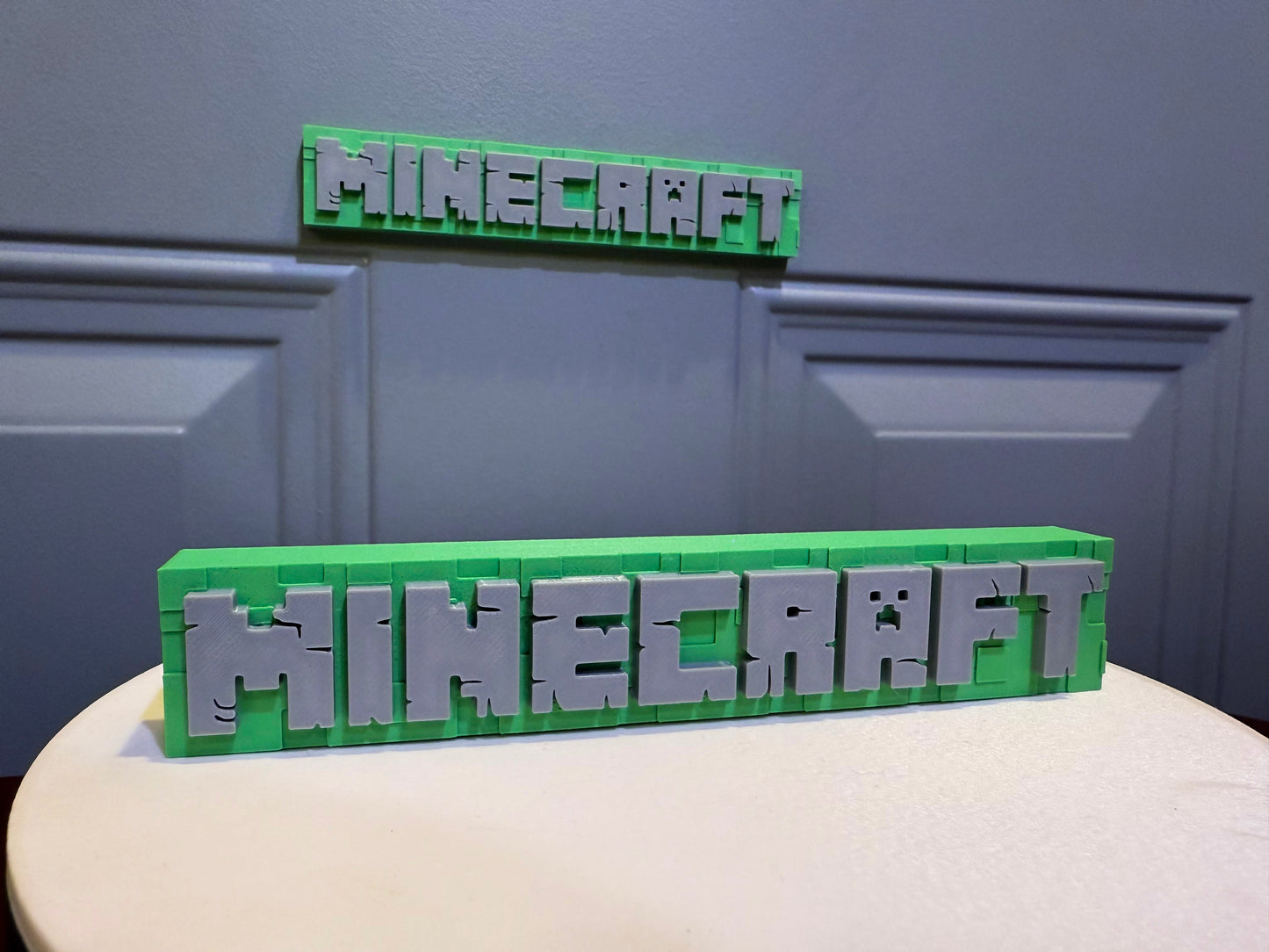 Minecraft Sign Minecraft Magnet Cake Topper Kids Video Game Birthday Decor