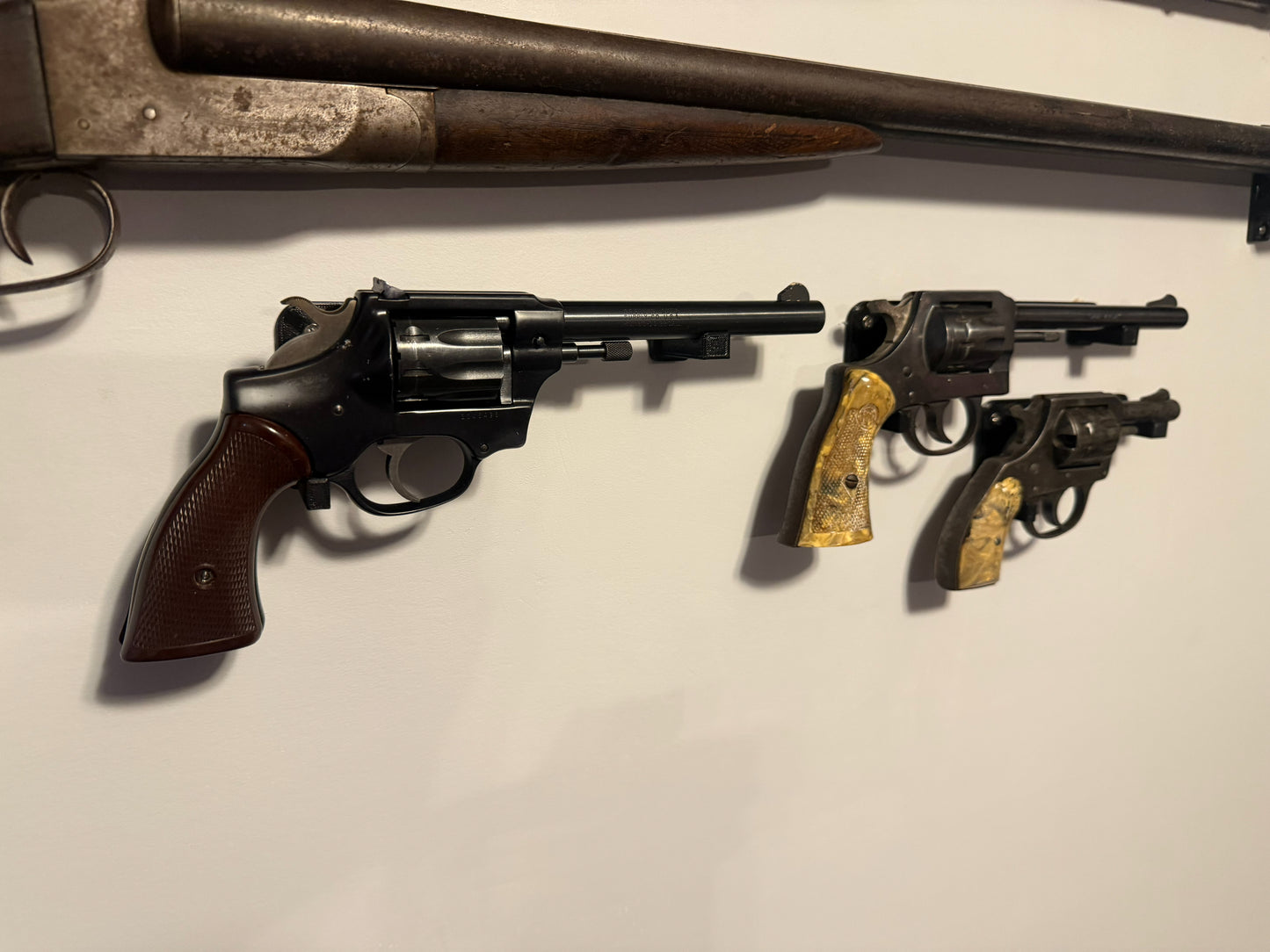 Revolver Display Rack Revolver Wall Mount Customizable Sized to Fit Gun Stand