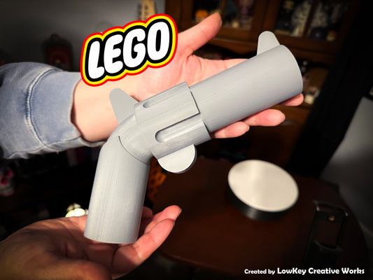 Lego Pistol Cosplay Life Sized Decorative Gun 3D Print Lego Decoration