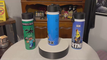 Kids Water Bottle Roblox Water Bottle Gamer Tumbler Personalized Water Bottle